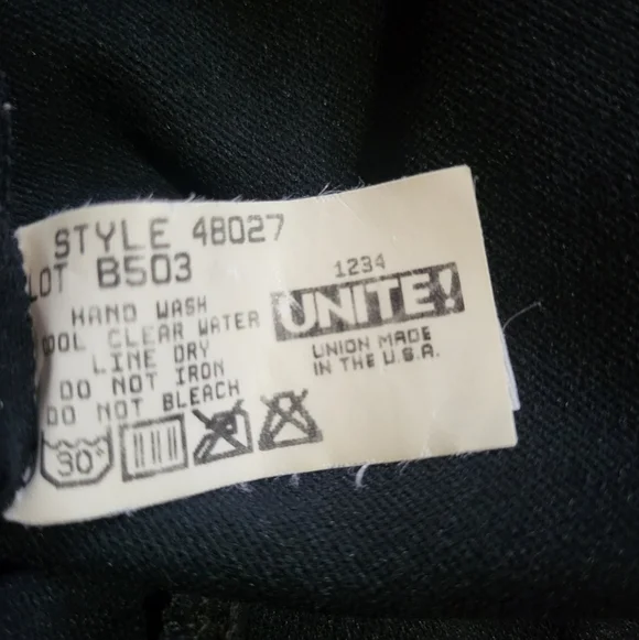 Vintage Backflips Neon Striped One Piece Swimsuit Union Made in USA Size 9/10 - Picture 8 of 8